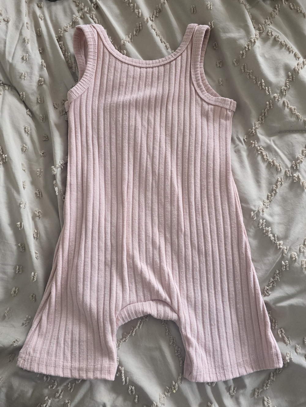 Pink Girls Summer Romper - Picture 4 of 4
